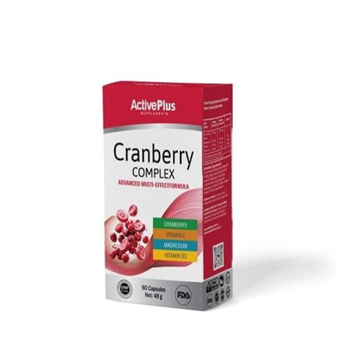 ActivePlus Cranberry Complex Takviye Edici Gıda 60 Kapsül