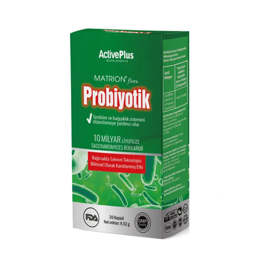 ActivePlus Probiyotik İçeren Takviye Edici Gıda 20 Kapsül