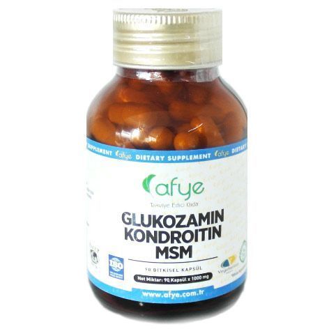 Afye Glucosamin Chondroitin Msm 1000 mg-90 Kapsel