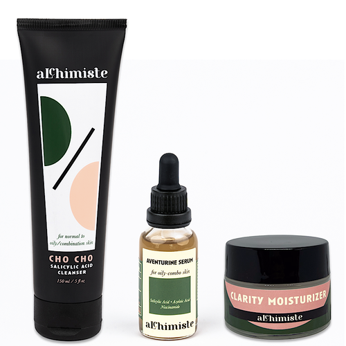 Alchimiste Yağlı Cilt İçin 3\'lü Temel Bakım Seti