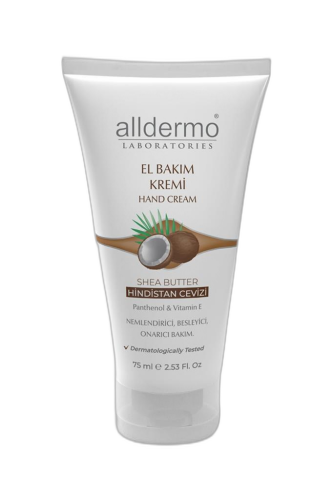 Alldermo Shea Butter ve Hindistan Cevizli El Bakım Kremi 75 ml
