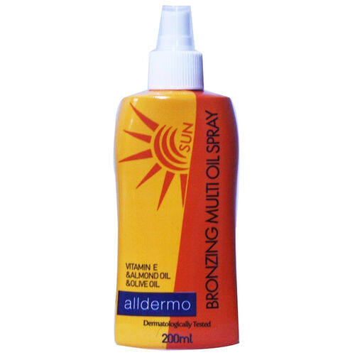 Alldermo Sun Bronzlaştırıcı Çok Amaçlı Yağ Spreyi 200 ml