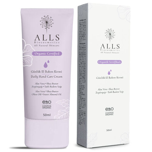 Alls Biocosmetics Organik Günlük El Bakım Kremi 50 ml