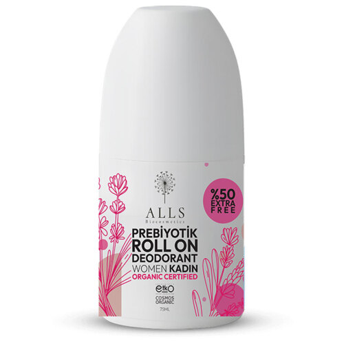 Alls Biocosmetics Organik Prebiyotik Roll on Deodorant 75 ml - Kadınlar İçin