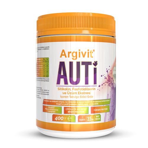 Argivit Auti Sitikolin Fosfotidilserin ve Üzüm Ekstresi İçeren Gıda Takviyesi 400 gr