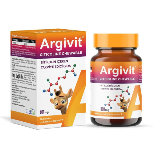 Argivit Citicoline Takviye Edici Gıda 30 Tablet