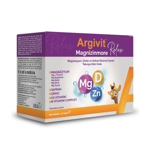 Argivit Magnizinmore Relax 30 Saşe
