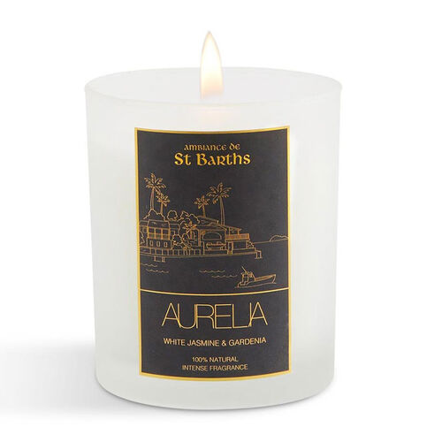 Aurelia Geneve Yasemin ve Gardenya Kokulu Mum 180 gr -Şeffaf