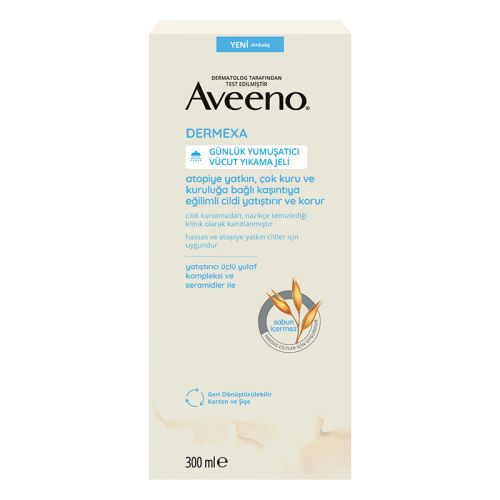 Aveeno Dermexa Emollient Vücut Yıkama Jeli 300 ml