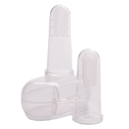 Babyton Silikon İkili Parmak Fırça