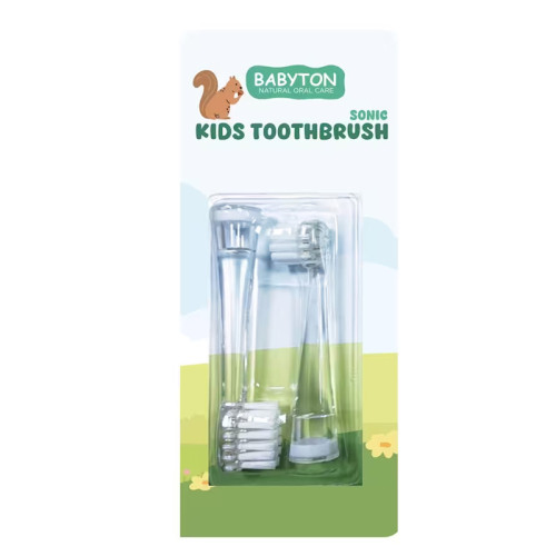 Babyton Sonik Pilli Diş Fırçası 2li Yedek Başlık