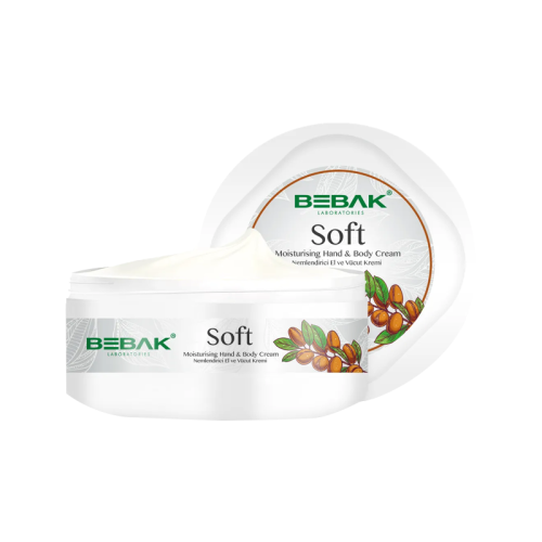 Bebak Soft Argan Oil Moisturising Hand and Body Cream 300 ml