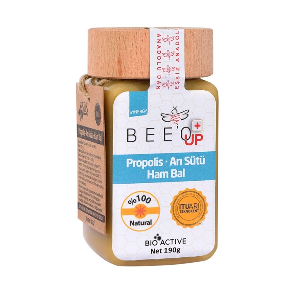 BEE\'O Up Propolis - Royal Jelly - Raw Honey 220 gr