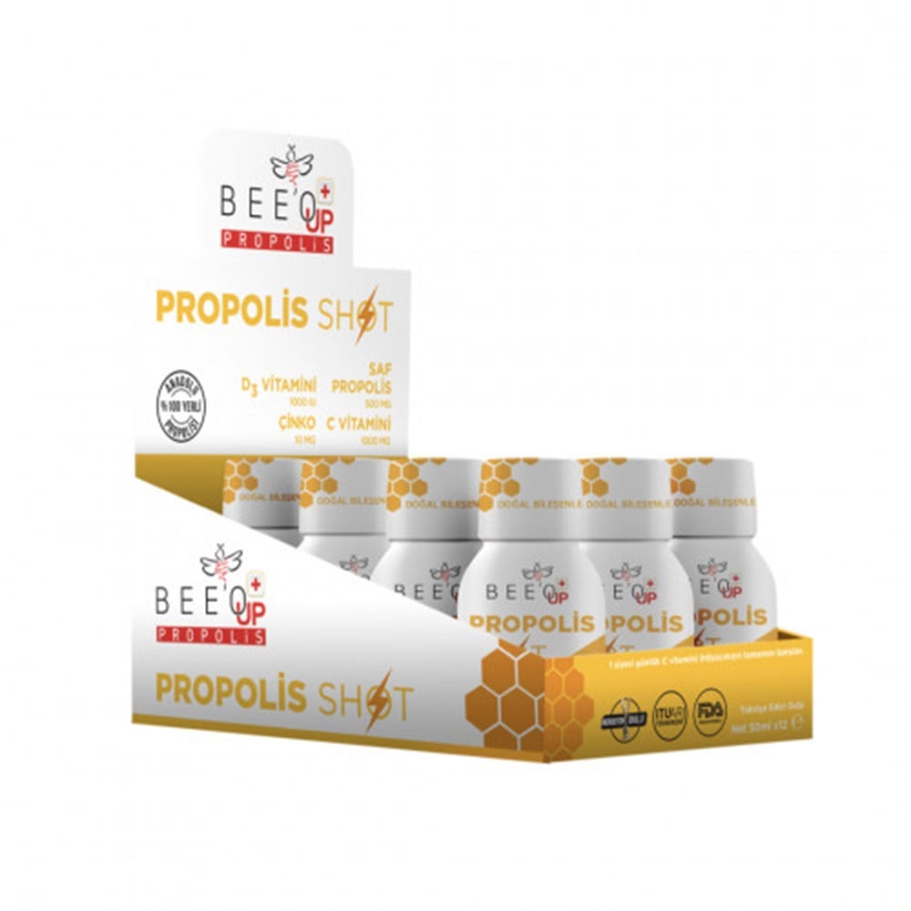 Bee\'O UP Vitaminli Propolis 50 ml 12 Shot