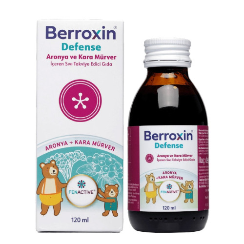 Berroxin Defense Aronya ve Kara Mürver İçeren Sıvı Takviye Edici Gıda 120 ml