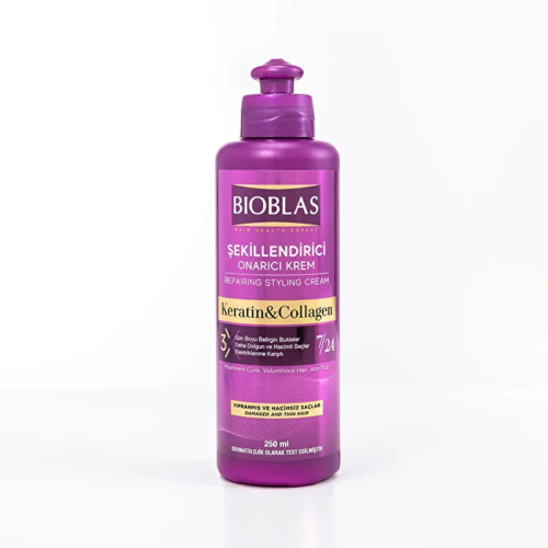 Bioblas Keratin + Collagen Şekillendirici Saç Bakım Kremi 250 ml