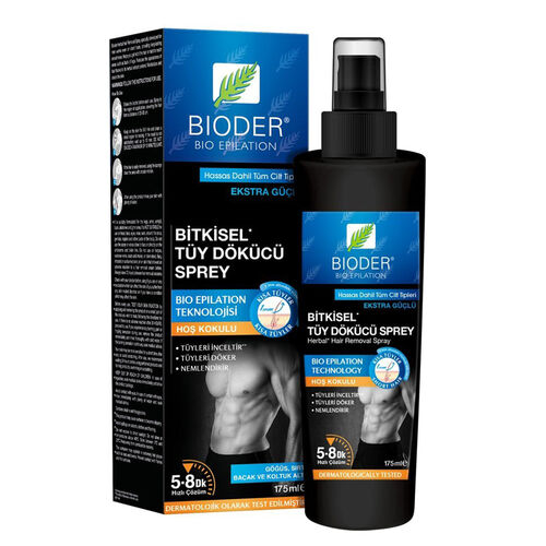 Bioder Erkekler İçin Bitkisel Tüy Dökücü Spray 175 ml