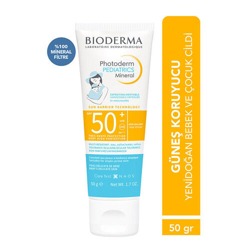 Bioderma Photoderm Pediatrics Mineral SPF50+ 50 gr - Özel Fiyat