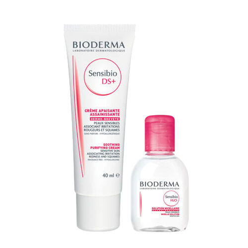 Bioderma Sensibio DS Krem 40ml Sensibio H2O 100ml