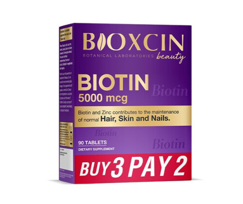Bioxcin Biotin 5000 mcg 90 Tablet - 3 AL 2 ÖDE