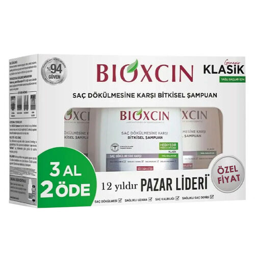 Bioxcin Genesis 3 Pay 2 შამპუნი ცხიმიანი თმისთვის
