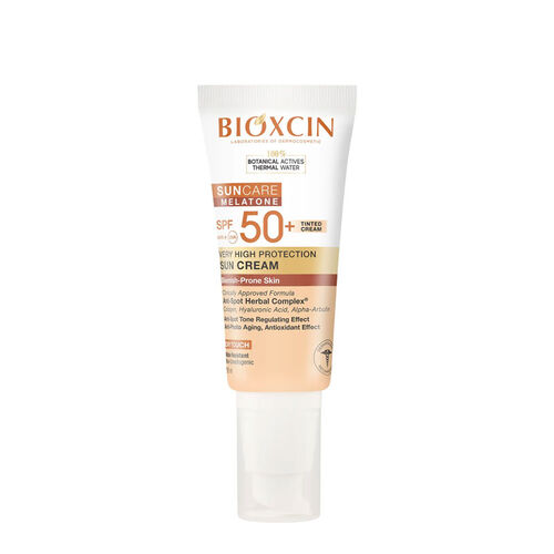 Bioxcin Sun Care Lekeli Ciltler için Güneş Kremi SPF 50+ 50 ml - Renkli