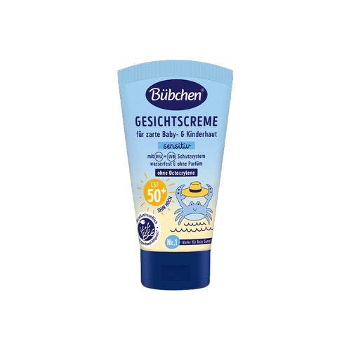 Bübchen Bebek ve Çocuk Hassas Güneş Koruyucu Yüz Kremi SPF50 50 ml