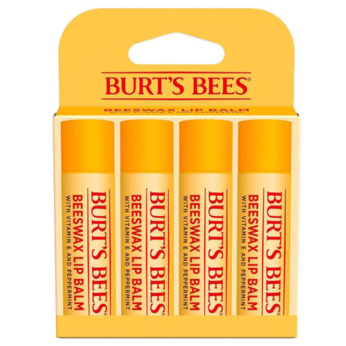 Burts Bees Beeswax Doğal Dudak Bakımı Nane Ferahlığı 4.25 gr - 4 ADET