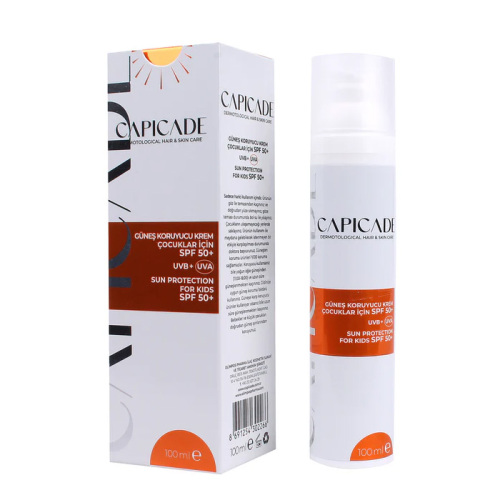Capicade Çocuklar İçin Güneş Koruyucu Krem Spf 50 100 ml