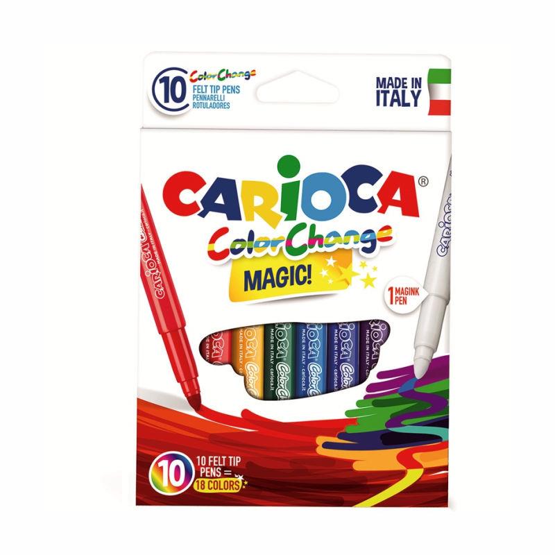 Carioca Renk Değiştiren Sihirli Keçeli Kalem 10Lu 42737