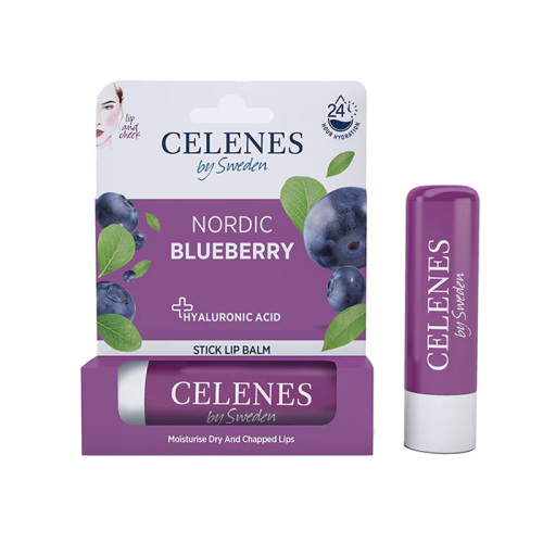 Celenes By Sweden Nordic Blueberry Stick Lip Balm 4,8 gr