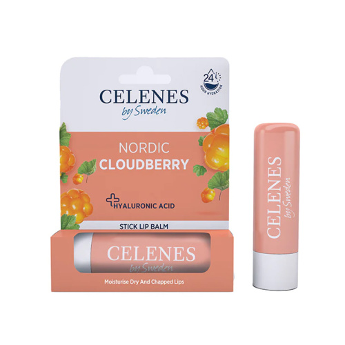 Celenes By Sweden Nordic Cloudberry Stick Lip Balm 4.8 gr