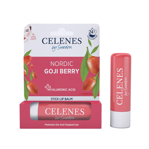 Celenes By Sweden Nordic Goji Berry Stick Lip Balm 4,8 gr