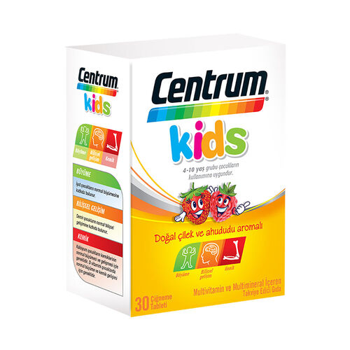 Centrum Kids Multivitamin ve Multimineral 30 Tablet