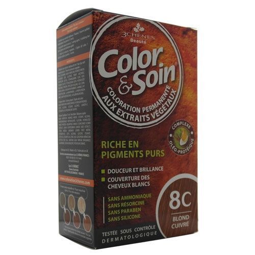 Color and Soin Coloration Capillaire 8C Blond Cuivré