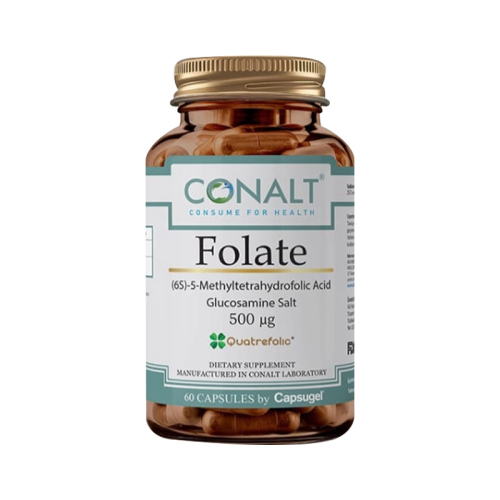 Conalt Folate 500 mcg Takviye Edici Gıda 60 Kapsül