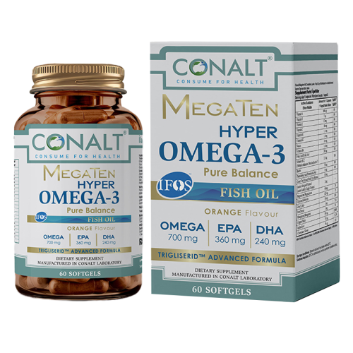 Conalt MegaTen Hyper Omega-3 Pure Balance Takviye Edici Gıda 60 Yumuşak Kapsül