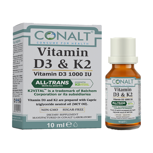 Conalt Vitamin D3K2 Damla Takviye Edici Gıda 10 ml
