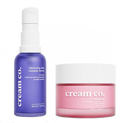 Cream Co. Pürüzsüzleştirici Nemlendirici İkili