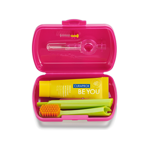 Curaprox Seyahat Seti - Koyu Pembe