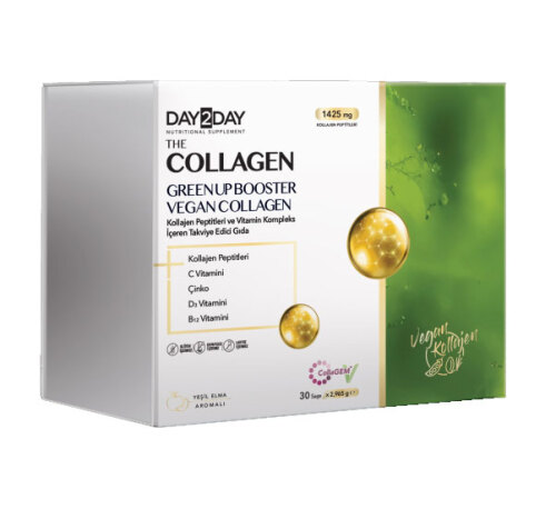 Day2Day The Collagen Green Up Booster 30 Saşe - Yeşil Elma Aromalı
