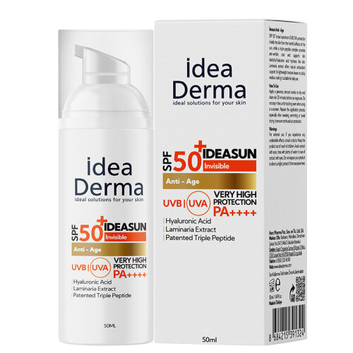 İdea Derma İdeasun Anti Age SPF50+ Yaşlanma Karşıtı Güneş Kremi 50 ml