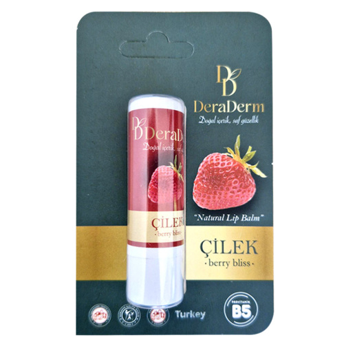 Deraderm Natural Lip Balm Çilek 5 gr