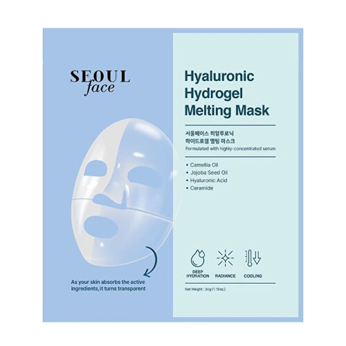 Dermal Korea Seoul Face Hyaluronic Hydrogel Eriyen Yüz Maskesi 34 gr