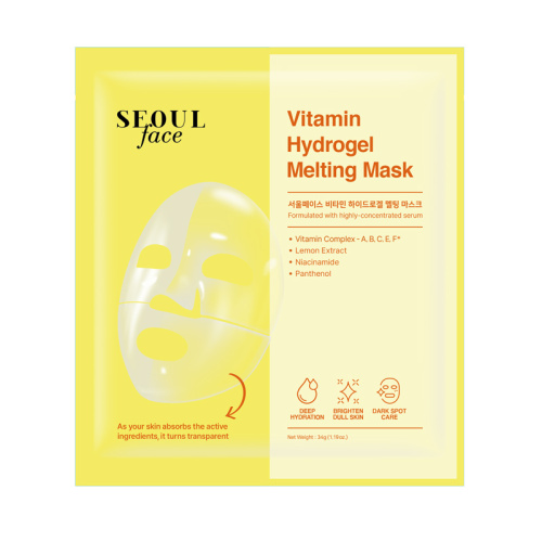 Dermal Korea Vitamin Hidrojel Eriyen Yüz Maskesi 34 gr