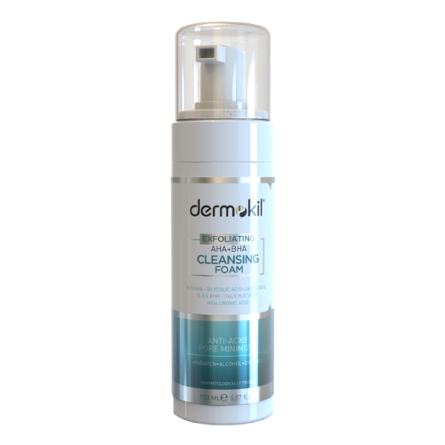 Dermokil Exfoliating AHA BHA Cleansing Foam 150 ml