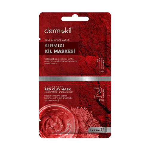 Dermokil Kırmızı Kil Maskesi 15 ml