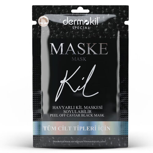 Dermokil Special Soyulabilir Havyarlı Siyah Kil Maskesi 15 ml