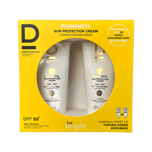 Dermoskin Pigmentyl Sun Protection SPF50+ Cream 75ml | İkili Paket