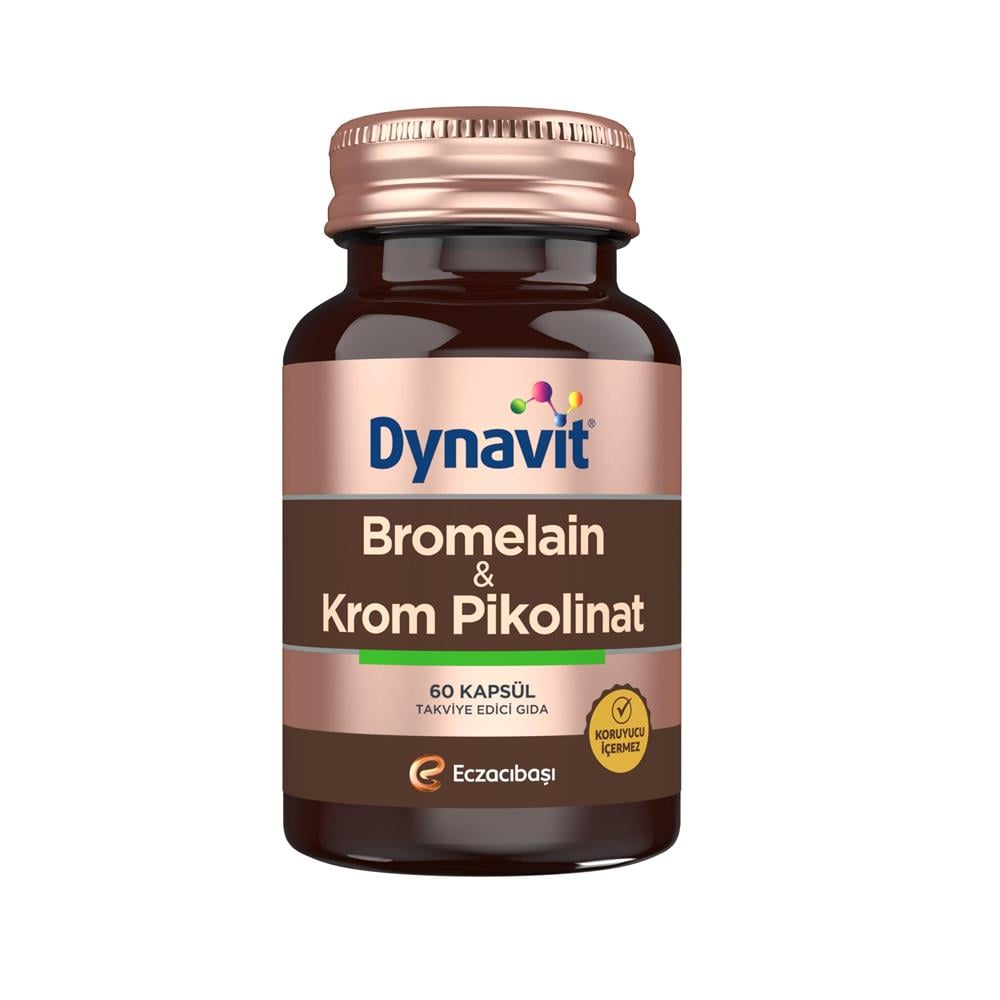 Dynavit Bromelain Chromium Picolinate 60 Capsules